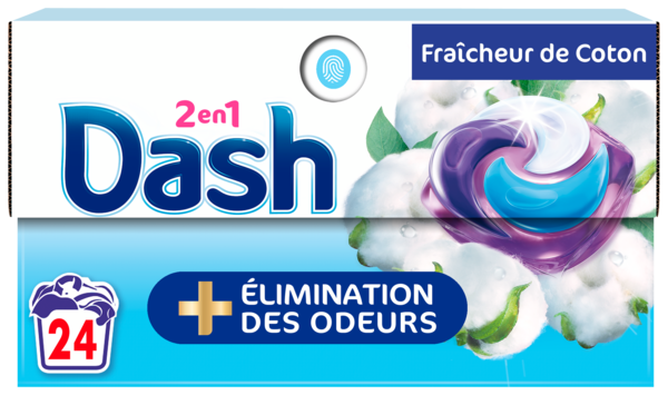 LESSIVE PODS FRAICHEUR DE COTON 24D
