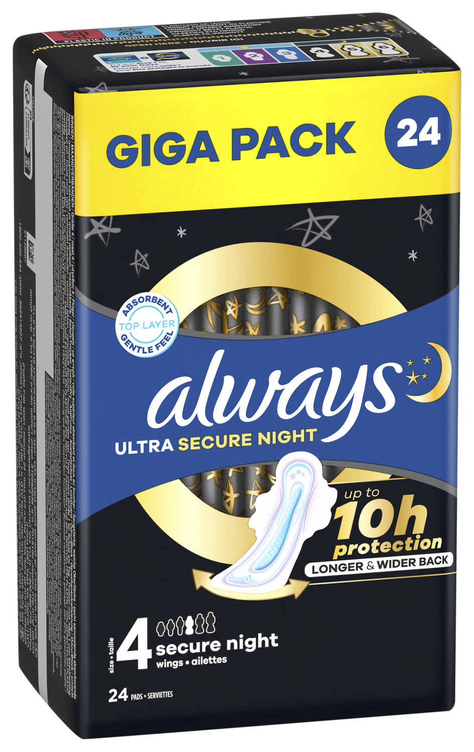  SERVIETTES HYGIENIQUES ALWAYS ULTRA GIGA PACK code EAN 8700216771801 