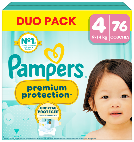 COUCHES PREMIUM PROTECTION DUO PACK T4 X76
