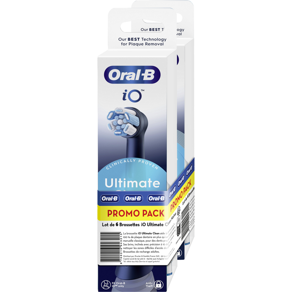  BROSSETTES IO ORAL B code EAN 8700216943215 