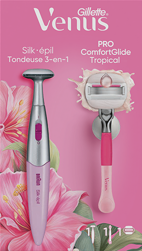tondeuse 3 en 1 silk-épil 
+ rasoir pro comfort...