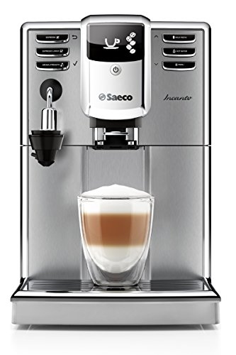 Saeco HD8914/01 Incanto Machine à Café Automatique Inox/Noir, Ecran LCD, Système de détartrage, Mousseur de lait automatique 8710103725169 Philips