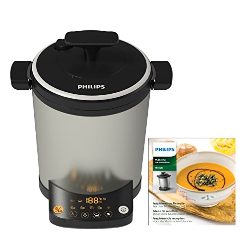 Hr2206/80 robot cuiseur pour cuire/mixer métall...