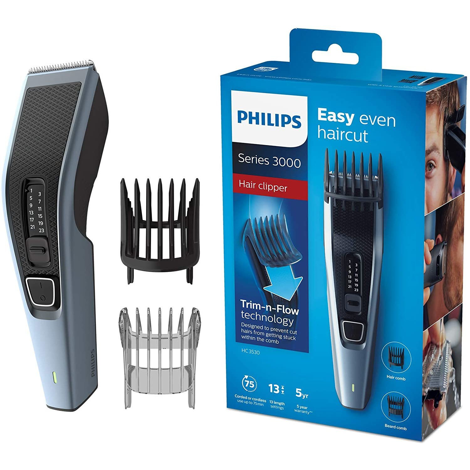Tondeuse cheveux HC3530/15 - Gris PHILIPS