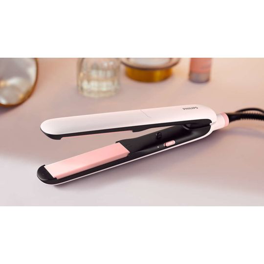 PHILIPS Lisseur Essential Care - HP8321/40 - Blanc