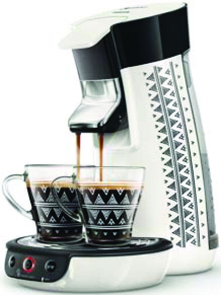 CAFETIÈRE SENSEO VIVA ETHNIQUE CHIC BLANCHE