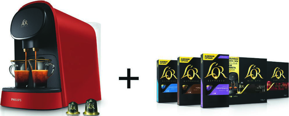 MACHINE L'OR BARISTA + 50 CAPSULES “PHILIPS”