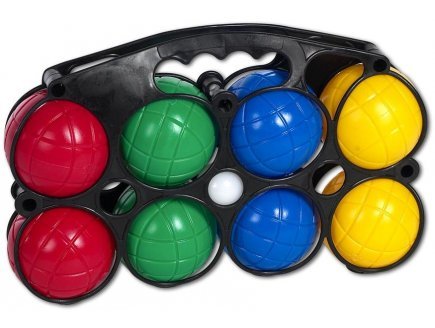 Jeu plein air - panier de 8 boules de petanque ...
