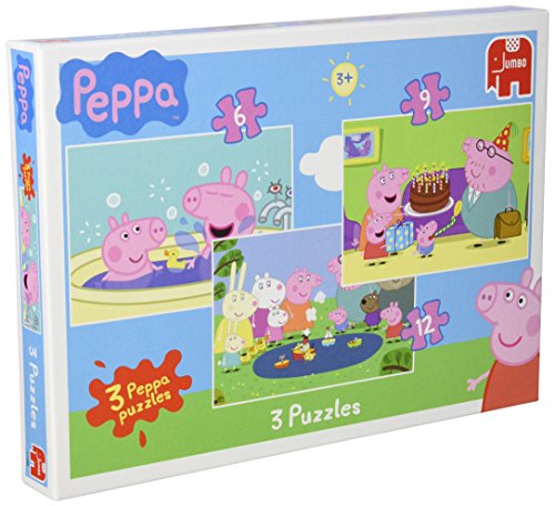 JUMBO Jumbo - 617388 - Peppa Trio Puzzle - 12 Pièces code EAN 8710126173886 