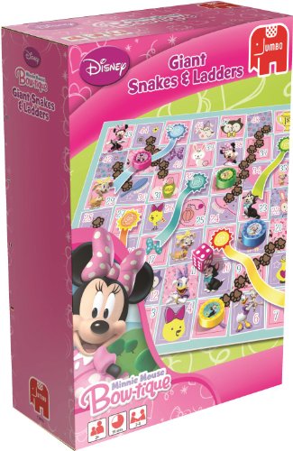 S minnie mouse giant snakes and ladders floor game