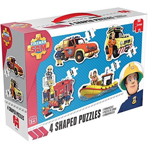 Jumbo - 619275 - Fireman Sam  Shaped Puzzle - 1...