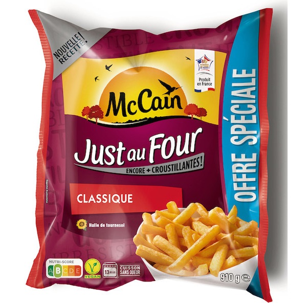  Frites Just au four surgelées code EAN 8710438109689 