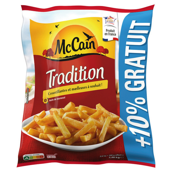 Frites surgelées 