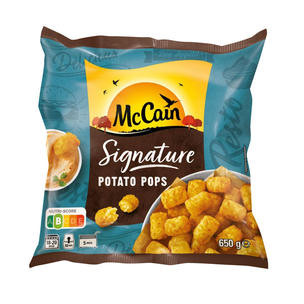 MCCAIN Potato pop's signature code EAN 8710438121872 
