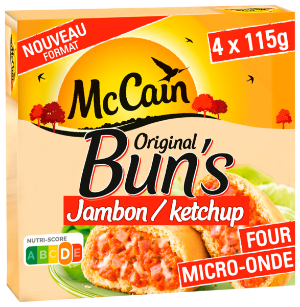 ORIGINAL BUN'S JAMBON KETCHUP SURGELÉ
