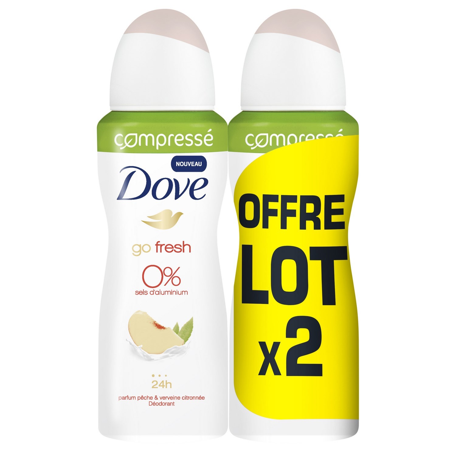 Déodorant Go Fresh Pêche Compressé DOVE