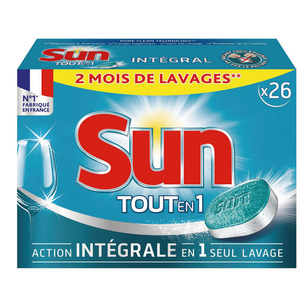 Tablettes lave vaiselle