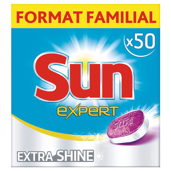 TABLETTE LAVE-VAISSELLE EXPERT TOUT EN 1 SUN