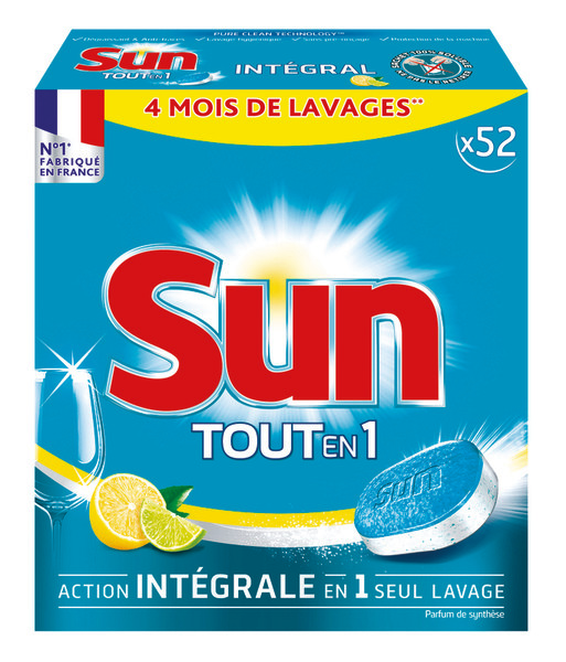 TABLETTES LAVE-VAISSELLE TOUT-EN-1 SUN