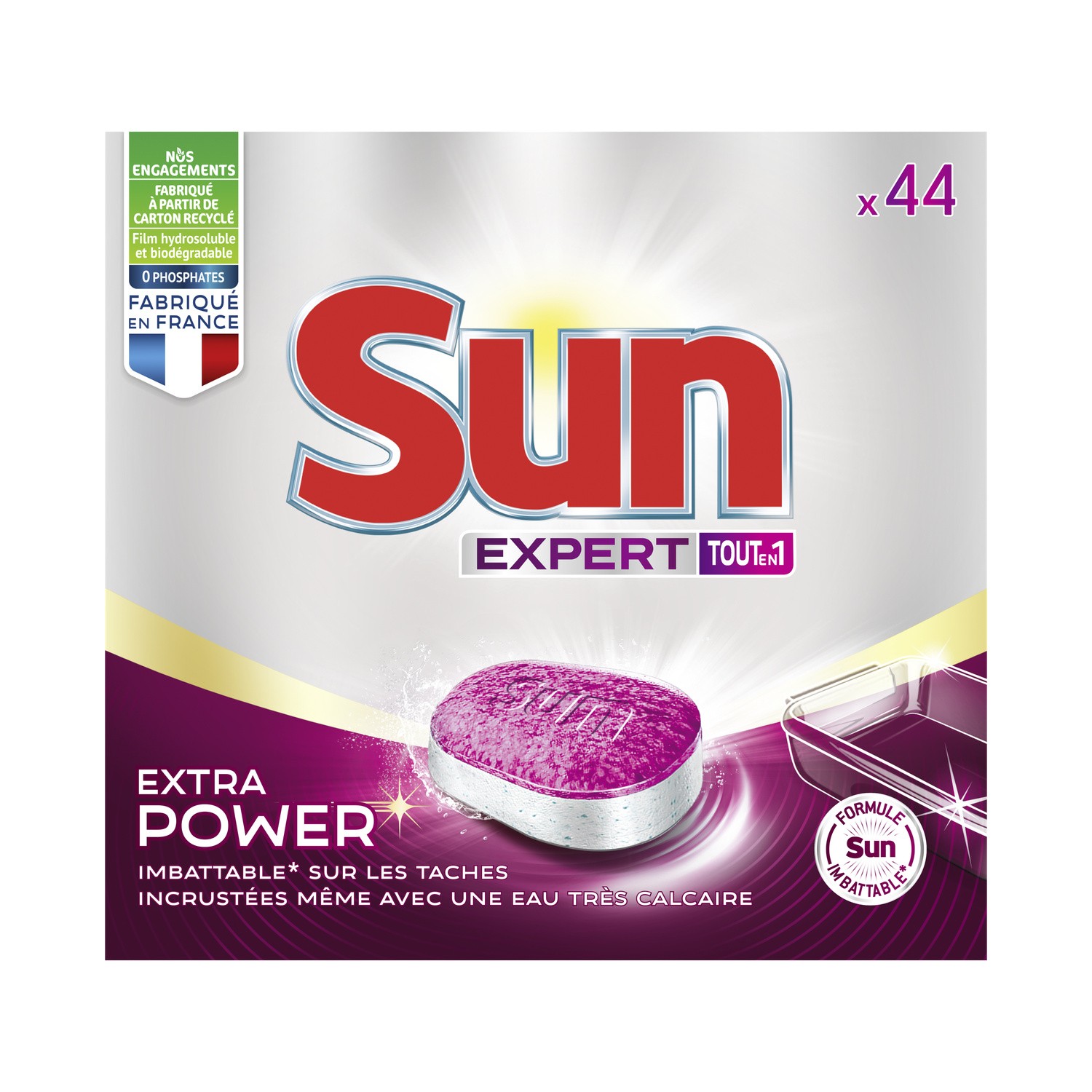  Tablettes lave vaisselle Expert Extra Power SUN  8710447335178