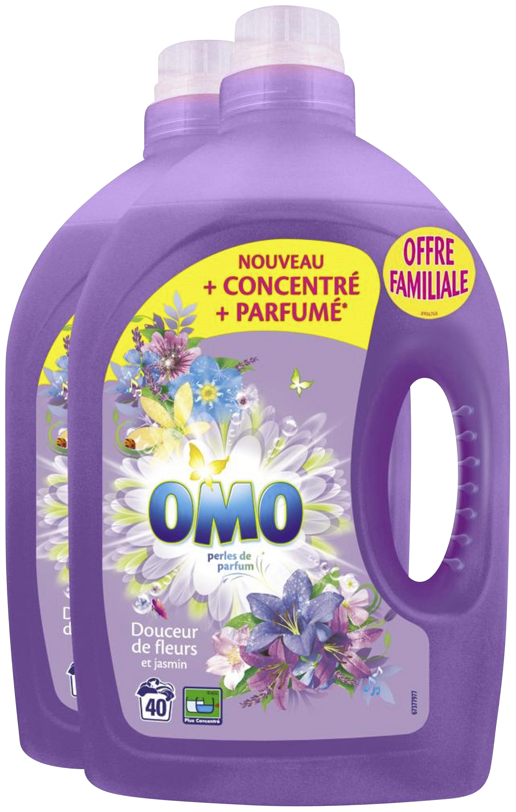 Lessive liquide douceur de fleurs et jasmin (a)...