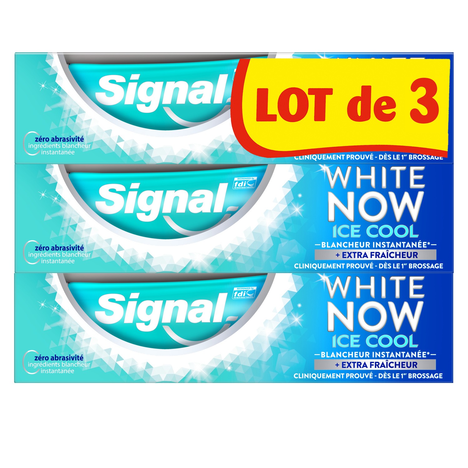 Dentifrice white now ice cool SIGNAL