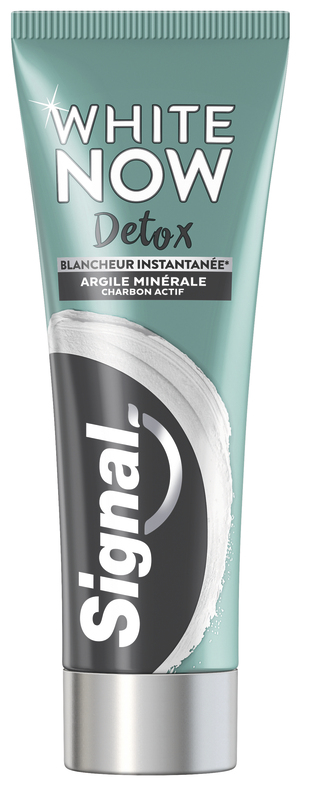 DENTIFRICE  WHITE NOW DETOX  ARGILE ET CHARBON ...