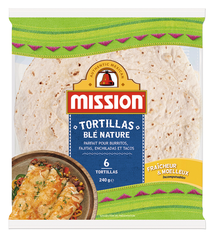 Mission TORTILLAS  BLÉ NATURE Mission code EAN 8710637106540 