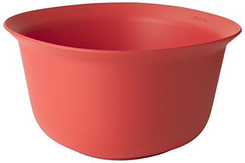 Grand bol à mélanger, en plastique, rouge, 3,2 l
