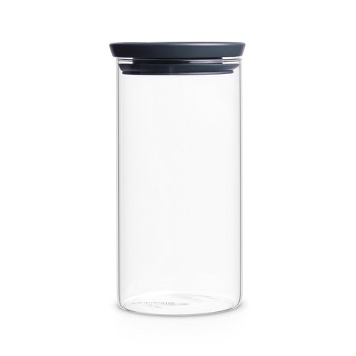 298264 bocal empilable 1,1 l verre gris foncé 1...