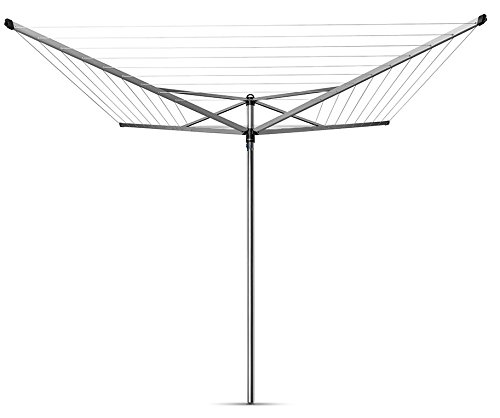 Brabantia 310843 séchoir topspinner rotatif avec douille et 4 bras 50 m aluminium poli/plastique argent 189 x 189 x 190 cm code EAN 8710755310843 