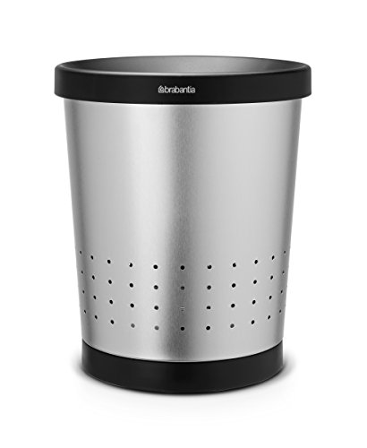 364341 corbeille à papier conique 11 l inox satiné