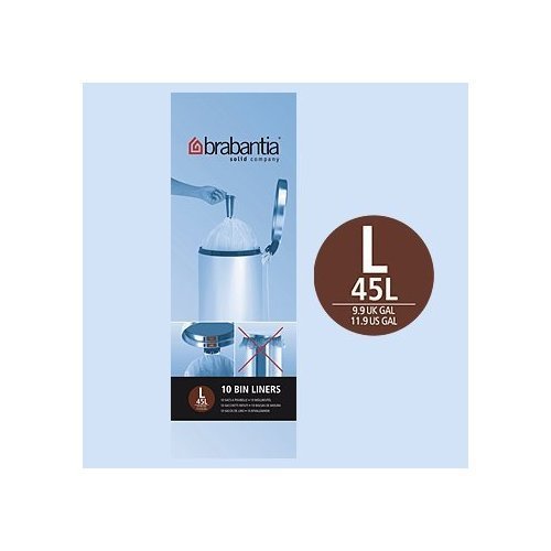 Lot de 12 rouleaux de 10 sacs poubelle type l 45 l