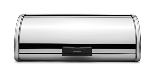 Boîte à pain touch bin acier mat taille l