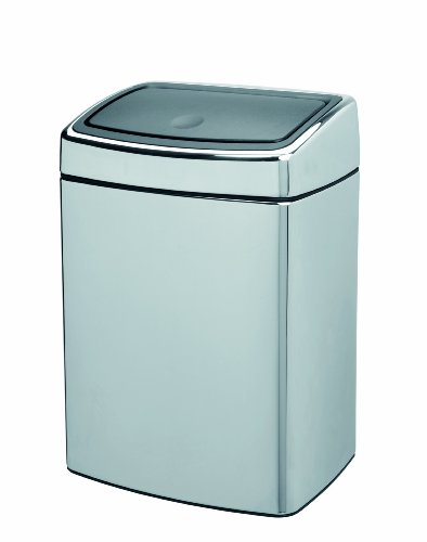 477201 poubelle touch bin rectangulaire 10 l br...