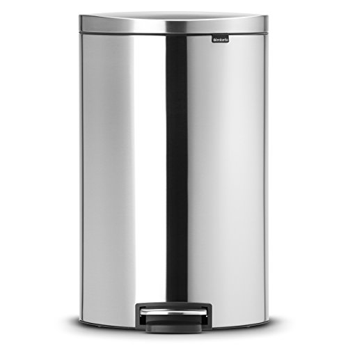 Poubelle à pédales flatback 40l