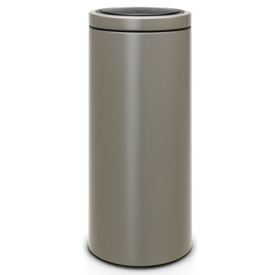 BRABANTIA TOUCH BIN - Poubelle push 30 L Platin...