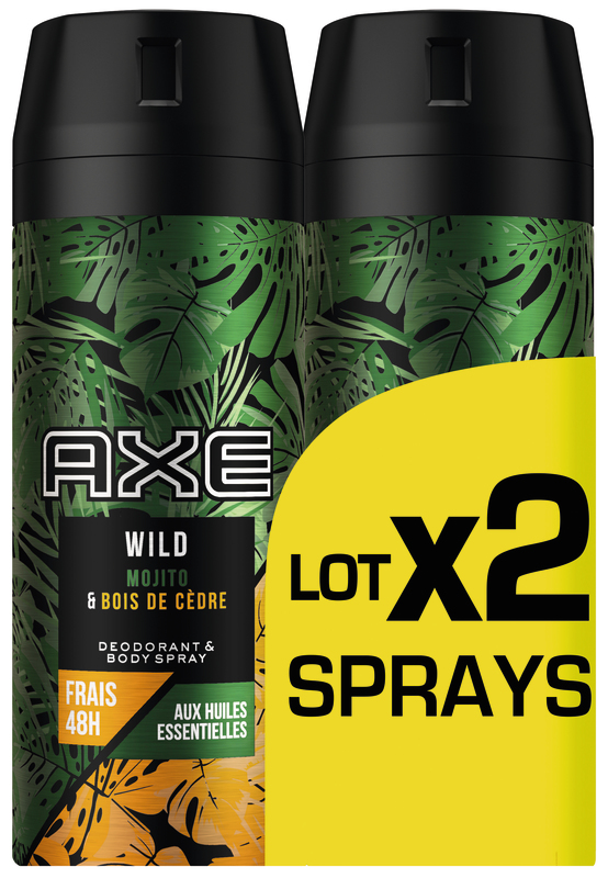 AXE DÉODORANT ATOMISATEUR HOMME WILD AXE code EAN 8710847915116 