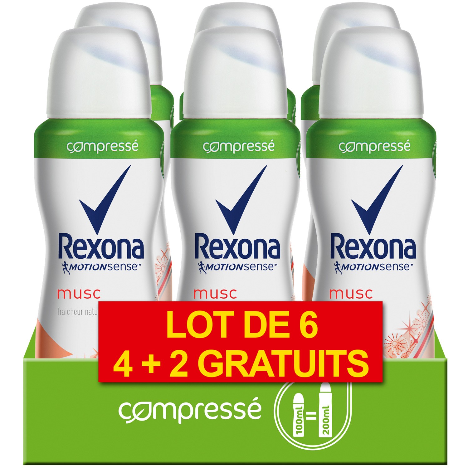 Déodorant femme musc REXONA