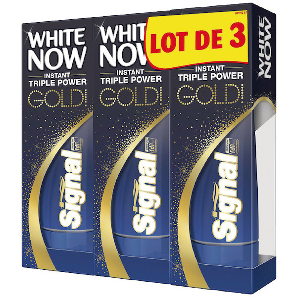 Dentifrice White Now Gold!