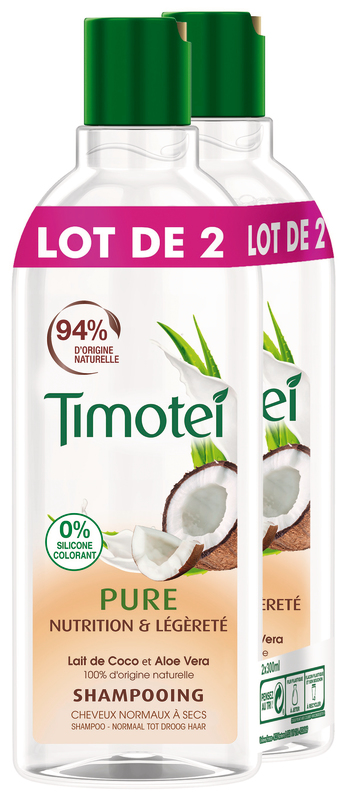 SHAMPOOING  PURE NUTRITION ET LÉGÈRETÉ TIMOTEI