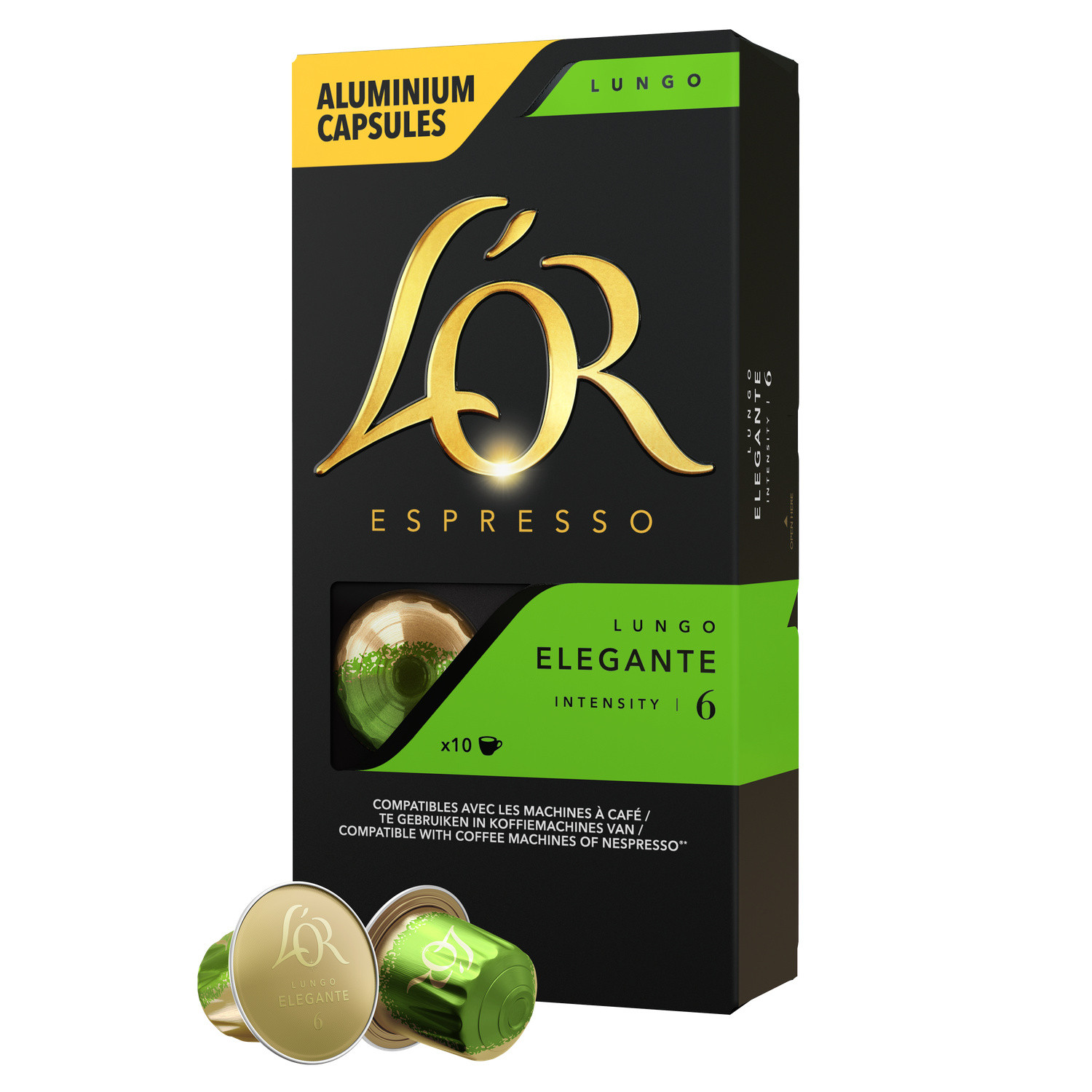 Café capsules lungo elegante n°6 L'Or Espresso