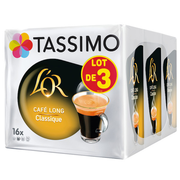 DOSETTES DE CAFÉ L'OR TASSIMO