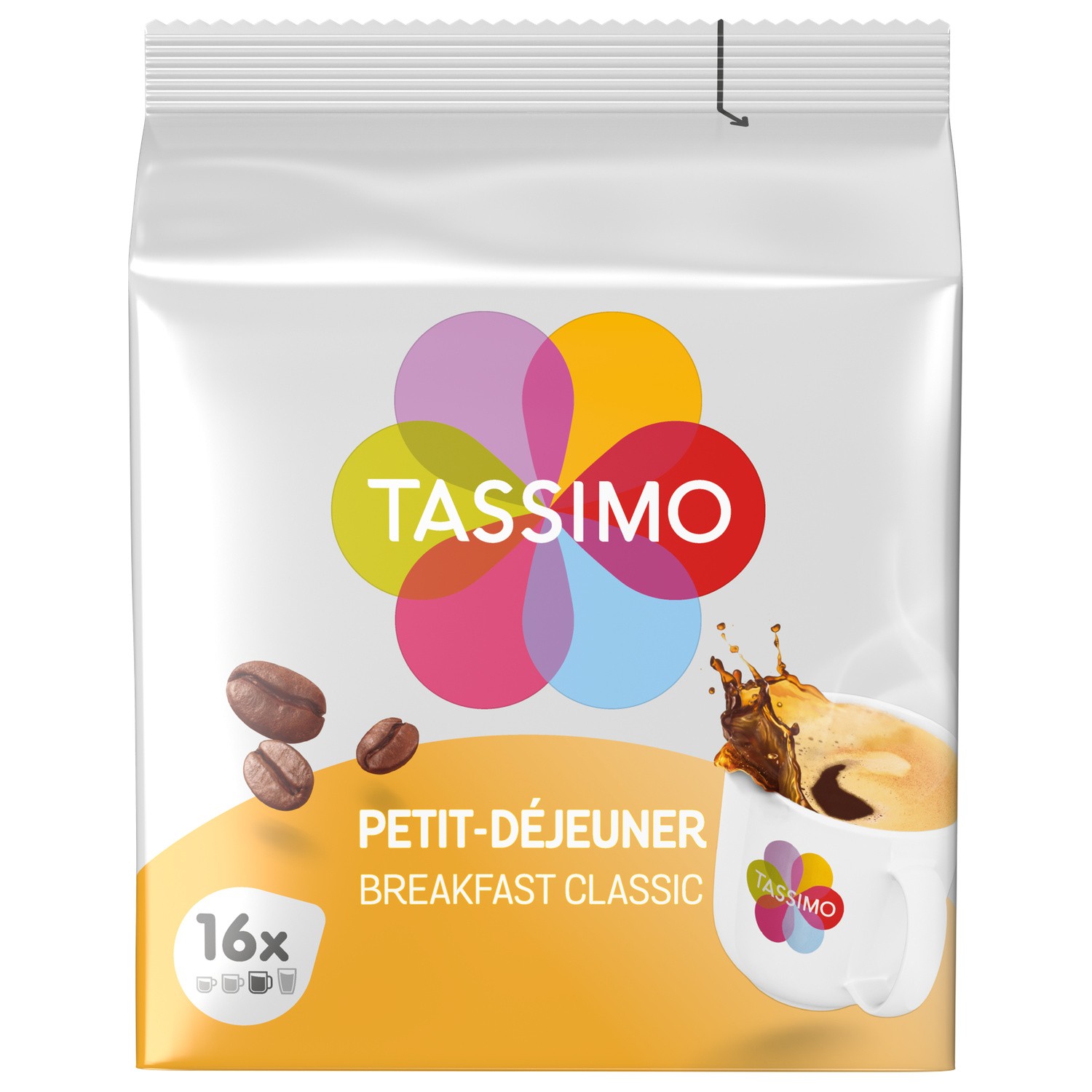 Café dosettes  petit déjeuner TASSIMO