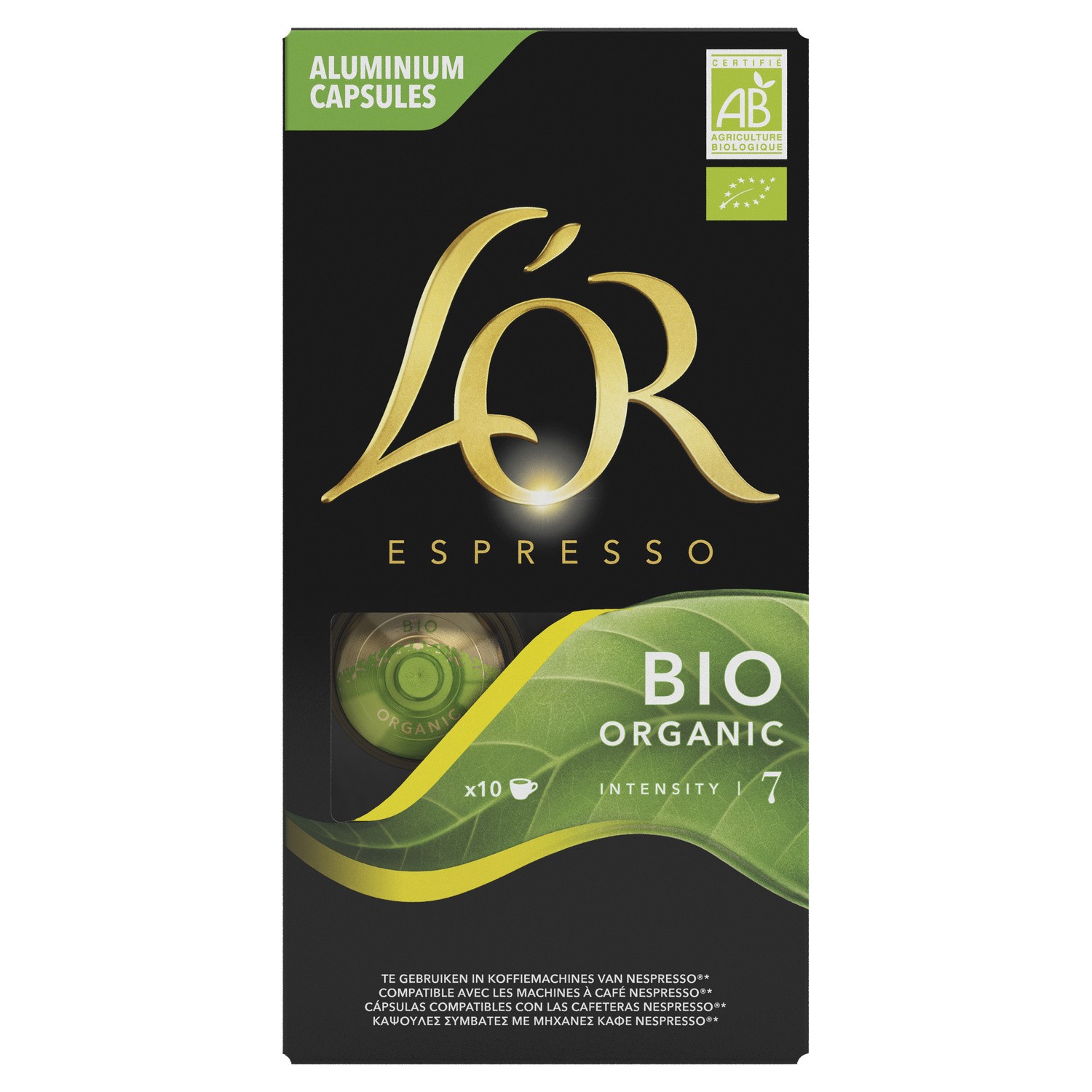 Café capsules Bio