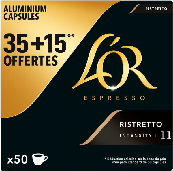  Capsules De Café Ristretto L'or code EAN 8711000584590 