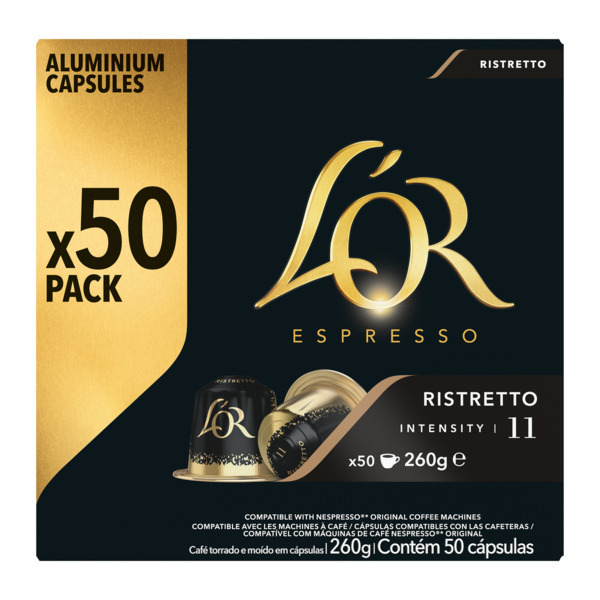 CAPSULES DE CAFÉ X50 RISTRETTO
