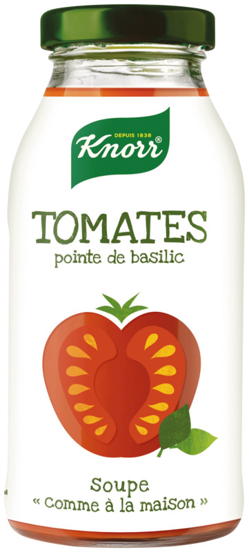 KNORR SOUPE COMME À LA MAISON TOMATES POINTE DE BASILIC KNORR code EAN 8711200350230 