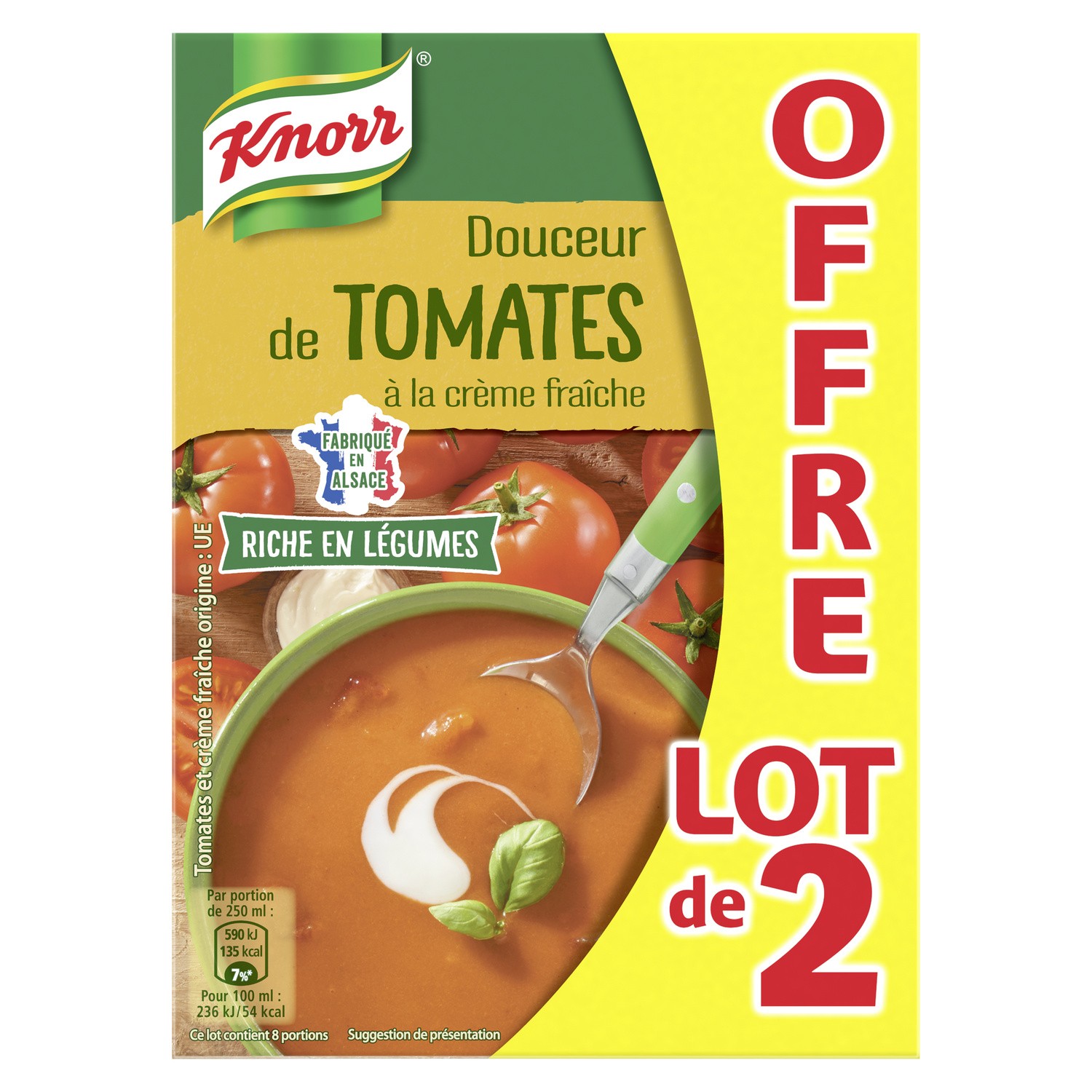 Soupe Tomates Crème Fraîche KNORR