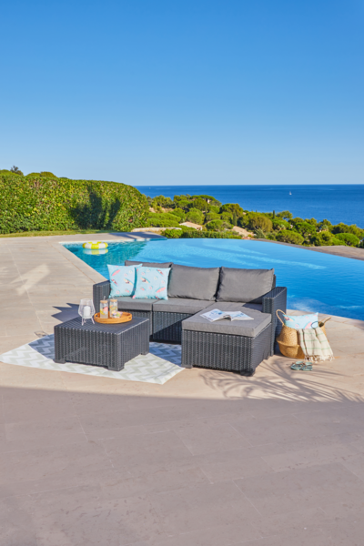 Salon de jardin d'angle California